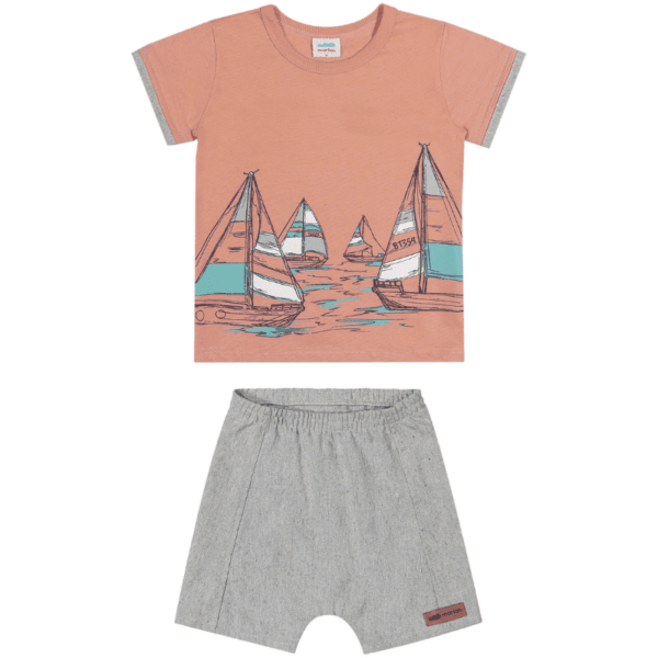Conjunto Bebê Barquinho