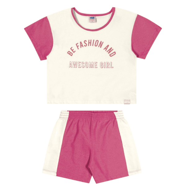 Conjunto Infantil Off White