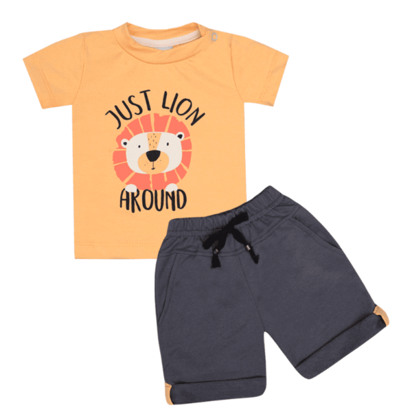 Conjunto Masculino Lion Amarelo