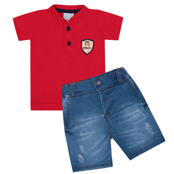 Conjunto Masculino Polo Jeans