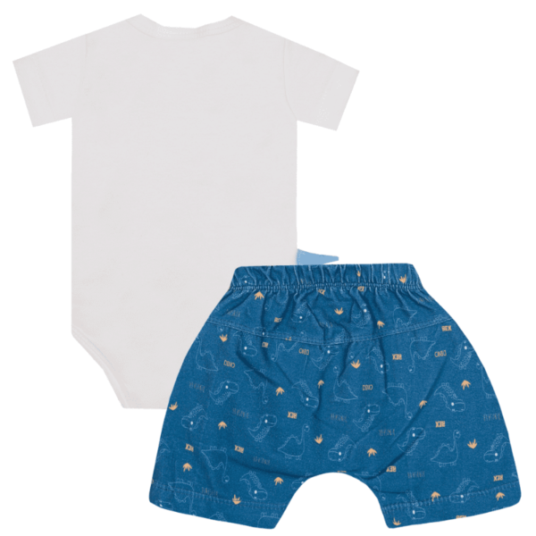 Conjunto body masc Dino Off White - Image 2