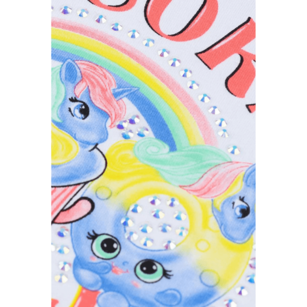 Conjunto Infantil Menina Boca Grande Unicorn Branco - Image 2