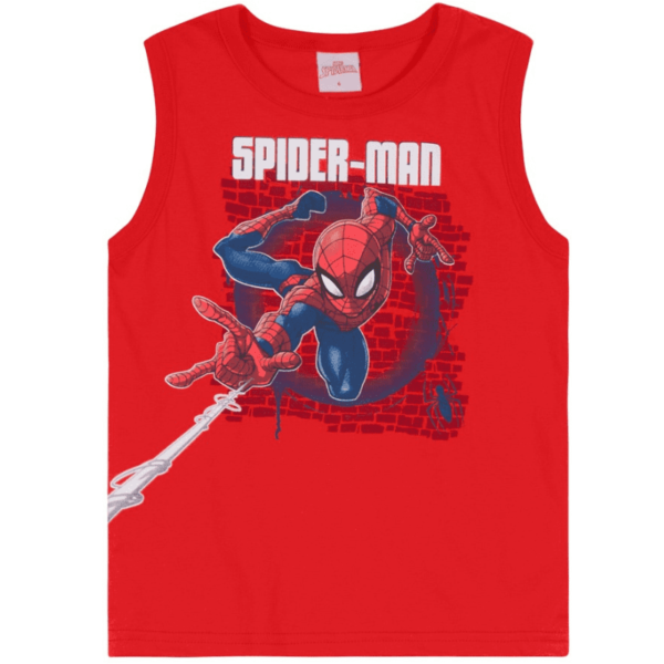 Camiseta Regata Homem Aranha