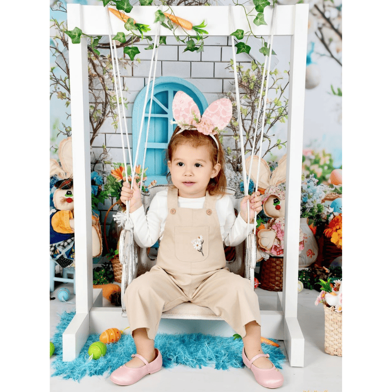 CONJUNTO BLUSA E JARDINEIRA FEMININA BEBÊ - Imagem 2