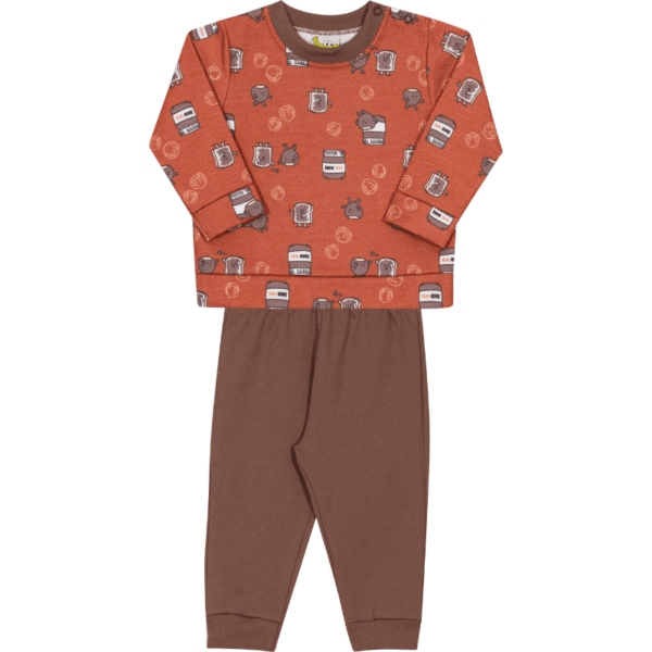 CONJUNTO CASACO E CALÇA MASCULINO BEBÊ