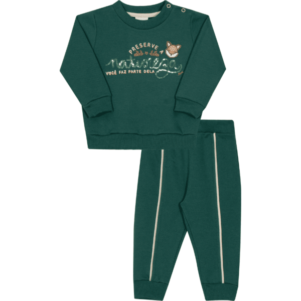 CONJUNTO CASACO E CALÇA FEMININO BEBÊ