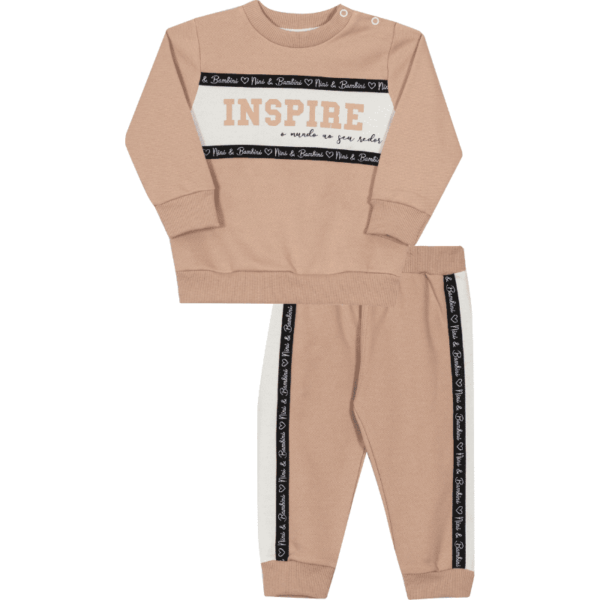 CONJUNTO CASACO E CALÇA FEMININO BEBÊ