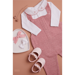 CONJUNTO JARDINEIRA E BODY FEMININO DANI