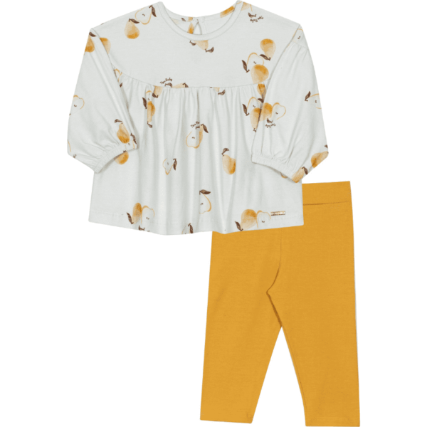 CONJUNTO BLUSA E CALÇA FEMININO BEBÊ