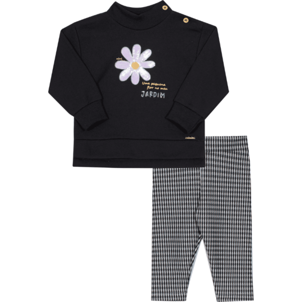 CONJUNTO CASACO E CALÇA FEMININO BEBÊ