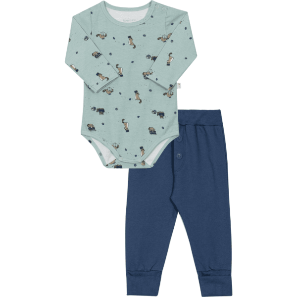 CONJUNTO BODY E CALÇA MASCULINO BEBÊ