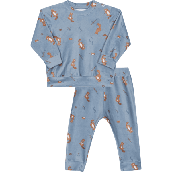 CONJUNTO CASACO E CALÇA MASCULINO BEBÊ
