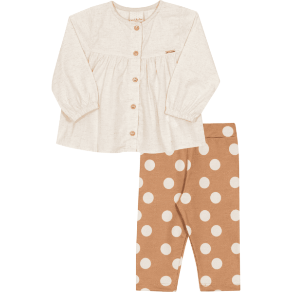 CONJUNTO BLUSA E CALÇA FEMININO BEBÊ