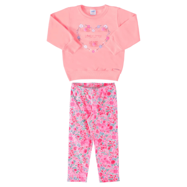 CONJUNTO BEBÊ MARLAN BABY ROSA VANILLA