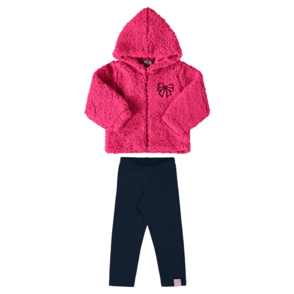 CONJUNTO BEBÊ MARLAN BABY PINK FASHION