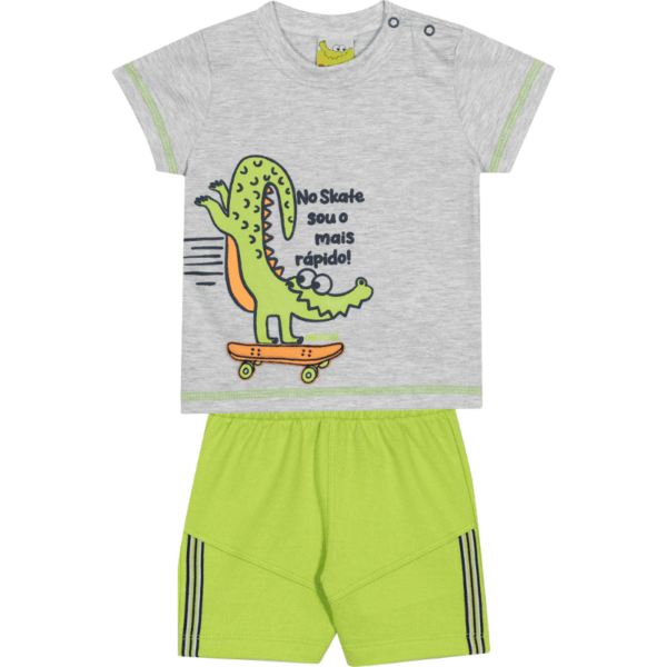 CONJUNTO CAMISETA E BERMUDA MASCULINO
