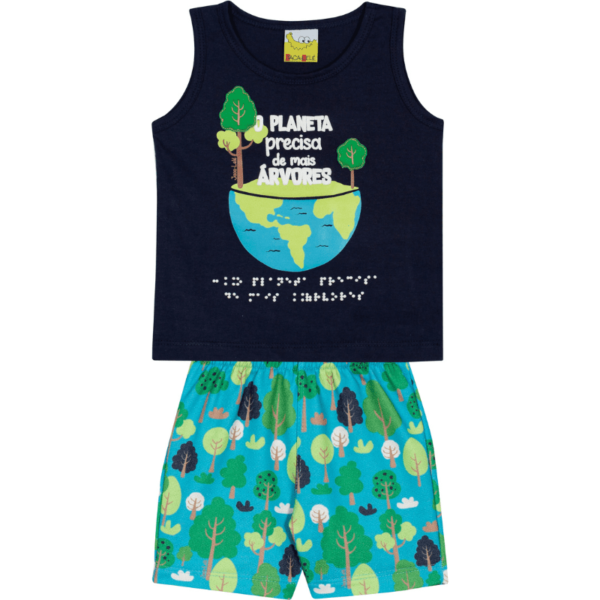 CONJUNTO REGATA E BERMUDA MASCULINO