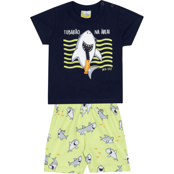 CONJUNTO CAMISETA E BERMUDA MASCULINO