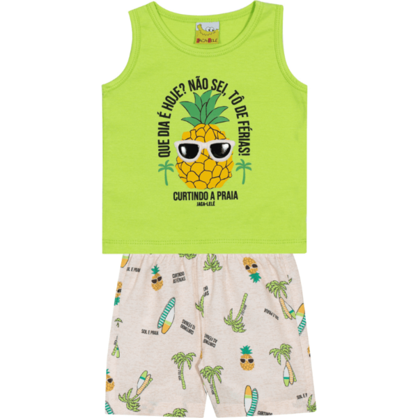CONJUNTO REGATA E BERMUDA MASCULINO
