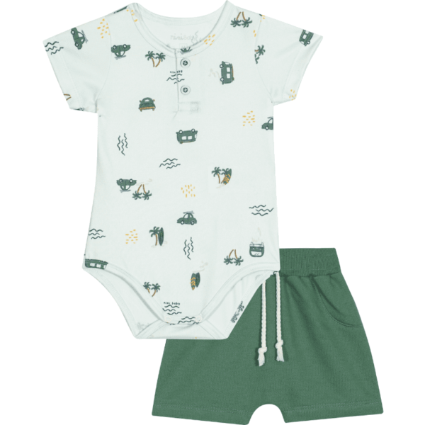 CONJUNTO BODY E BERMUDA MASCULINO