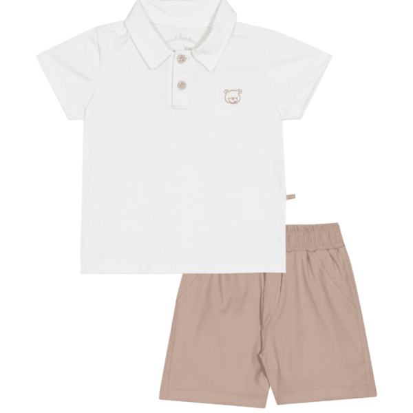 CONJUNTO CAMISA E BERMUDA MASCULINO