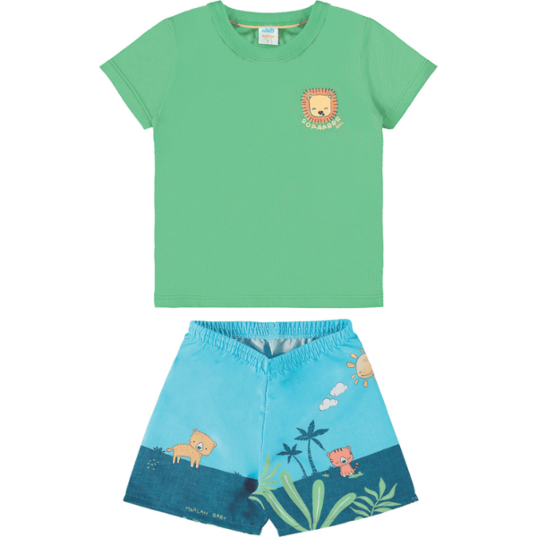 CONJUNTO BEBE MARLAN BABY 01 PALMEIRA