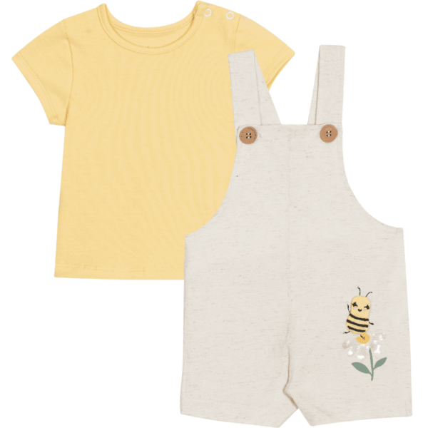 CONJUNTO BLUSA E JARDINEIRA FEMININA