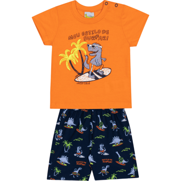 CONJUNTO CAMISETA E BERMUDA MASCULINO