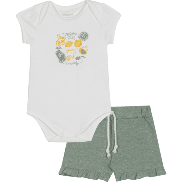 CONJUNTO BODY E SHORT FEMININO B
