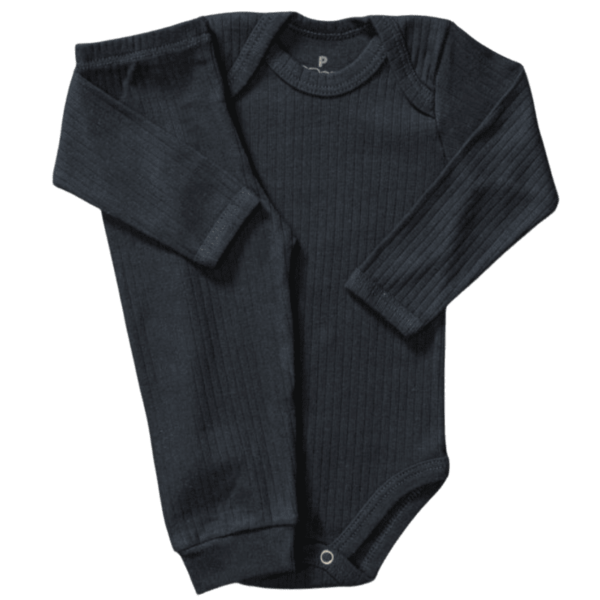 CONJUNTO CANELADO LONGO PRETO - Image 2