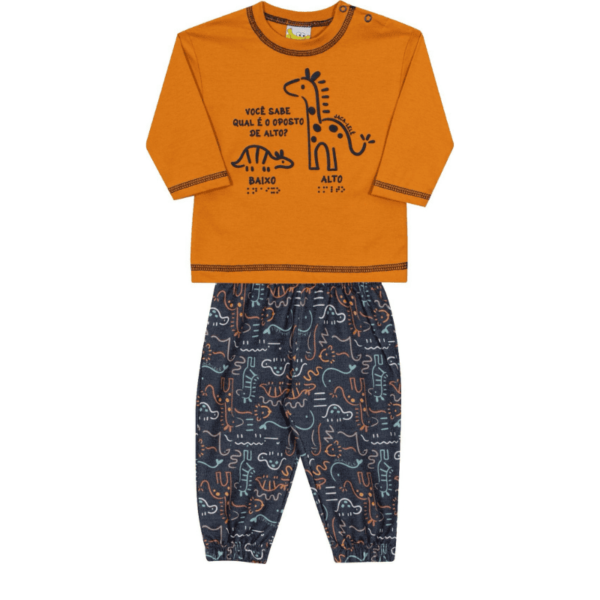 Conjunto camiseta e calça masculino