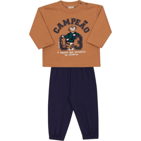 CONJUNTO CASACO E CALÇA MASCULINO