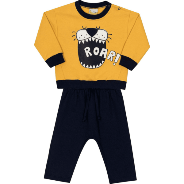 CONJUNTO CASACO E CALÇA MASCULINO BEBÊ
