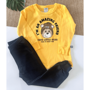 CONJUNTO BLUSA AMARELA