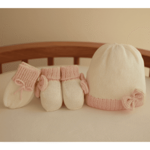 Kit Touca, Luvas e Sapatinhos Alice