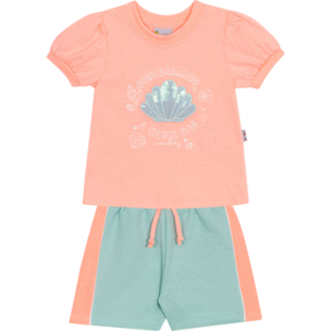 Conjunto Blusa e Shorts Feminino Bebê