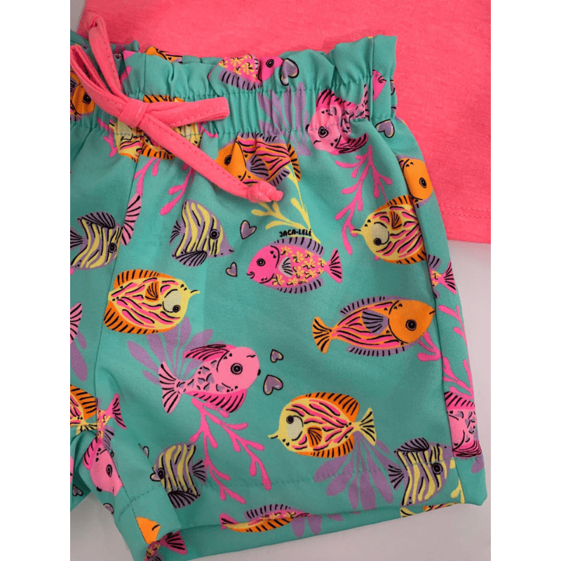 Conjunto Blusa e Shorts Feminino Bebê - Imagem 2